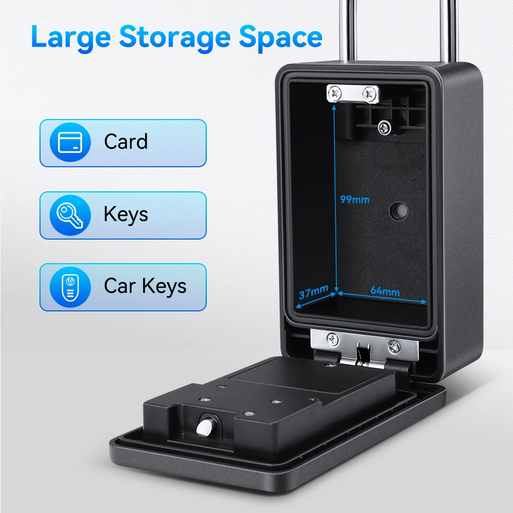 Замок для ключей ELECTOP со сканером отпечатков пальцев водонепроницаемый IP65