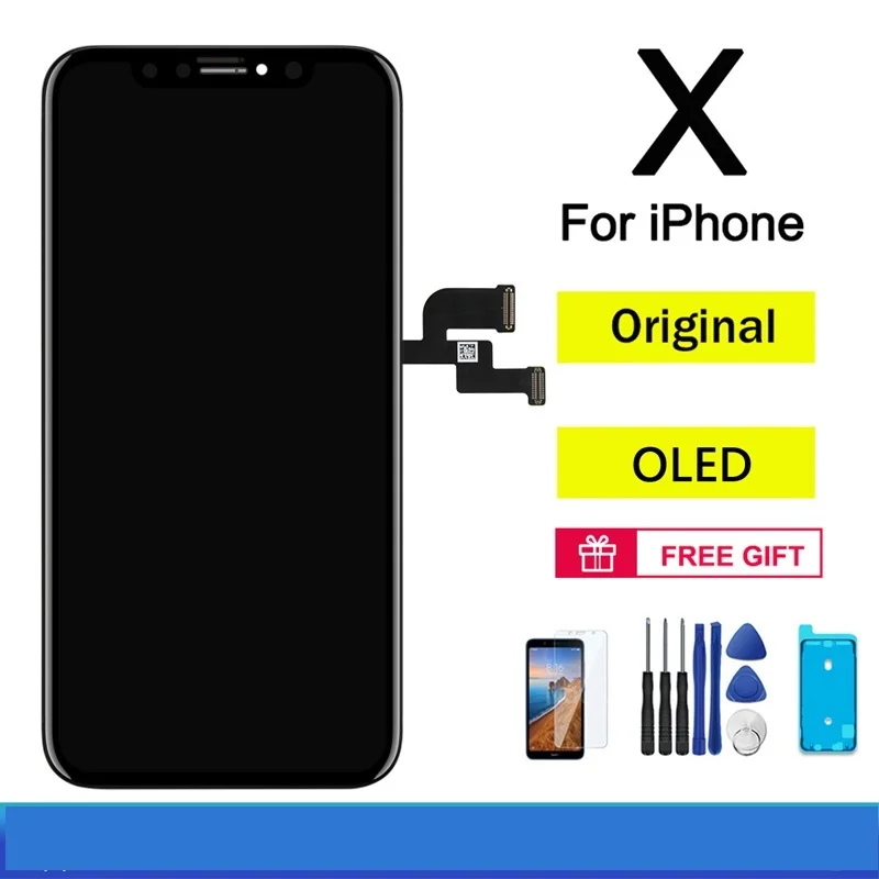 

ZUIDID Original OLED For Iphone X LCD Display with 3D Touch Assembly Replacement For Iphone XR XS Max 11 Pro Max LCD Screen