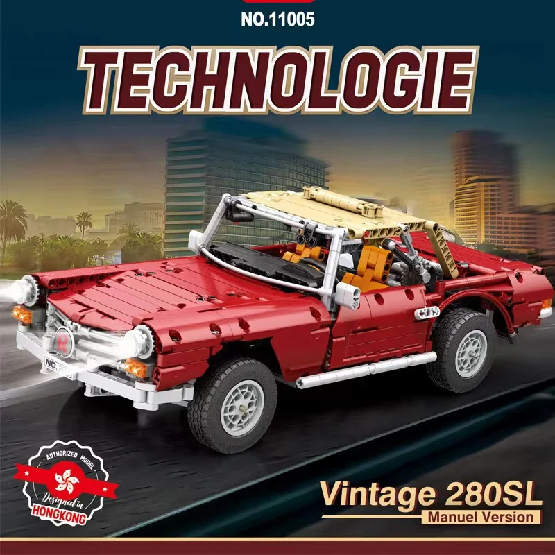 

11005 Vintage Speed Champions Racer Cars City Moc Great Vehicle Building Blocks Kids Toy Sport Classic Technique Creative Brick
