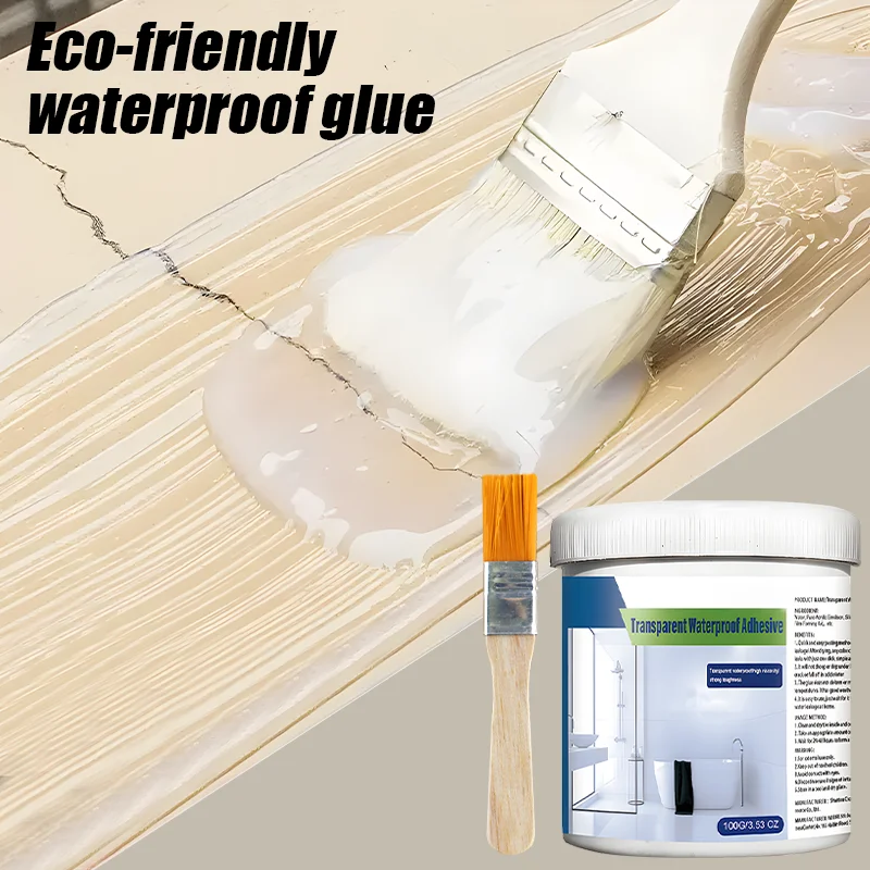 100-800 г водонепроницаемый герметик для покрытия прозрачный герметичный клей с