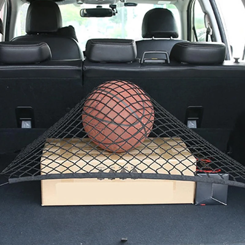 Car Trunk Network Mesh for KIA Sportage SL 2011 2012 2013 2014 2015 Accessories Luggages Fixed  Elastic Storage Cargo Organize images - 6