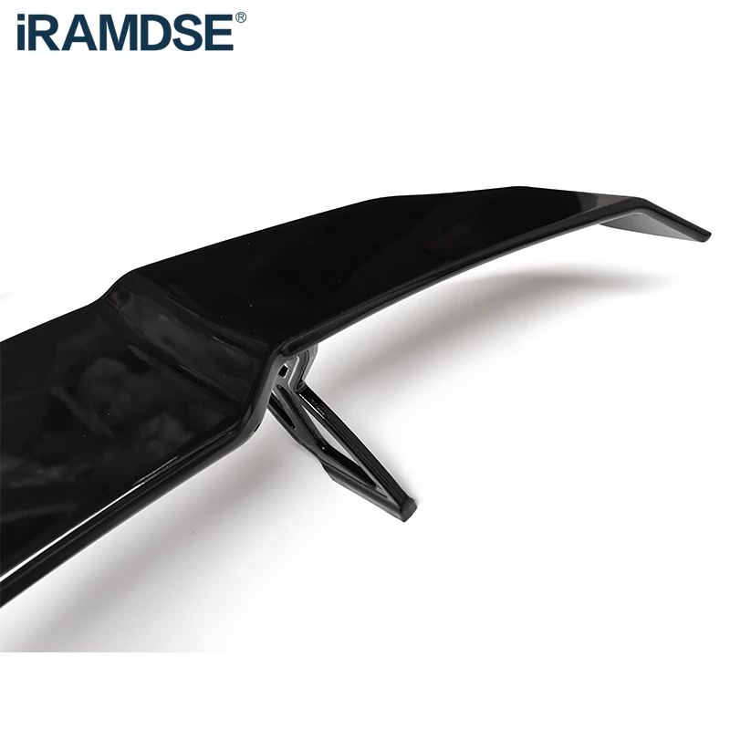 УГЛЕРОДНЫЙ спойлер для рисования Audi TT Тип V ABS пластиковый Автомобильный задний