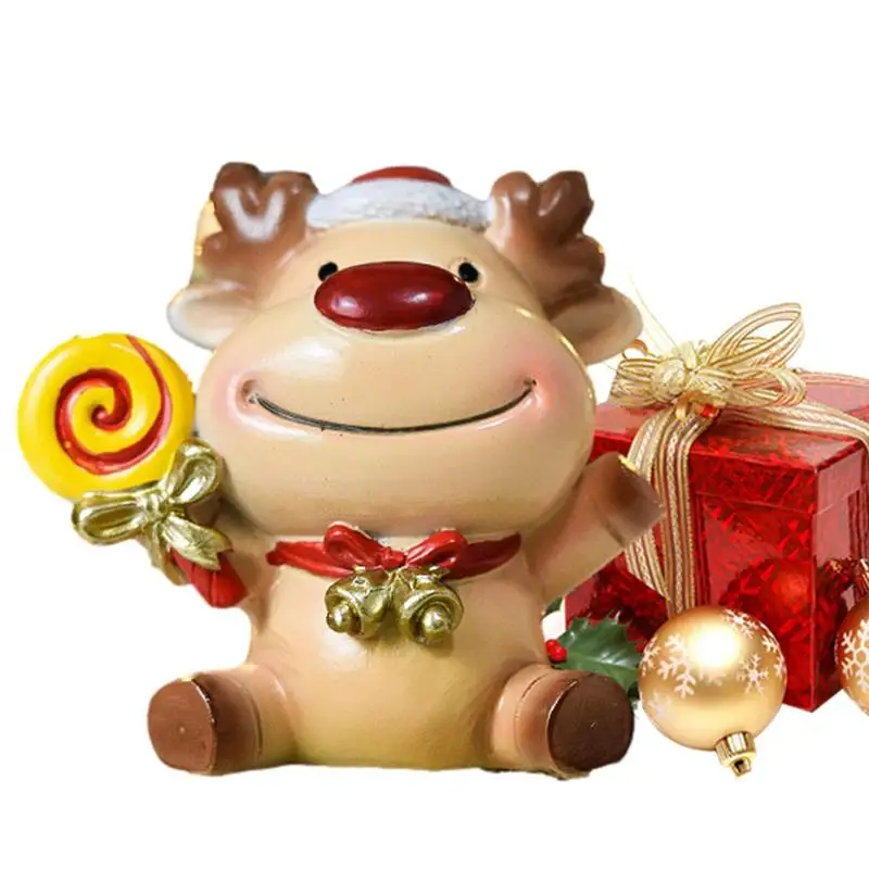 

Christmas Snowman Decor Santa Claus Snowman Christmas Tree Reindeer Resin Ornaments Not Easy To Fade Christmas Decorations For