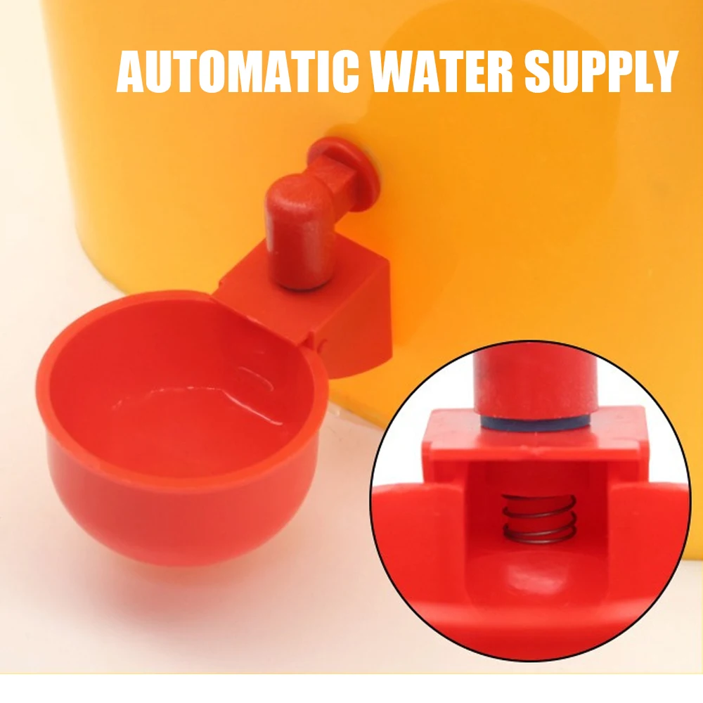 Автоматическая поилка для цыплят набор из 6 поильников птицефермы