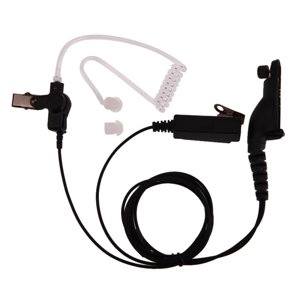

Air Acoustic Tube Earpiece PTT Mic Headset for Motorola XiR P8668 P8268 APX Radiation-proof Anti-noise Air Acoustic Tube Earpie