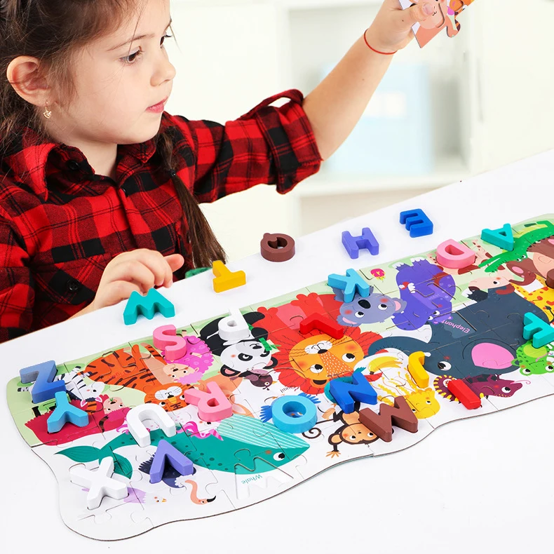 

Jigsaw Puzzles for Toys Girls Boy Gift 3D Diy Kids Toys Educational Wooden Toys Montessori Kids Toys Boys Children Toys