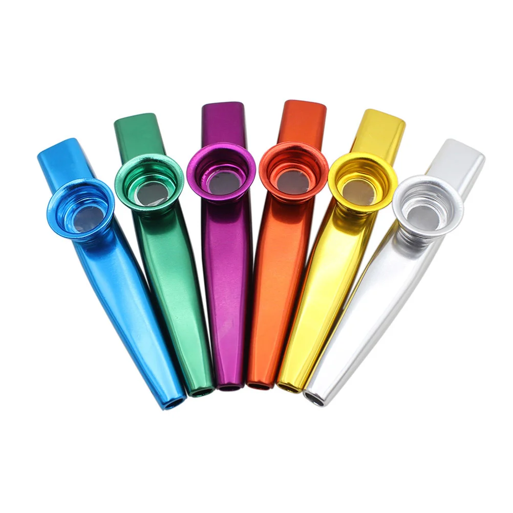 

Metal Kazoos Preschool Educational Toys Musical Instruments Flutes for Kids (Random Color) Adult