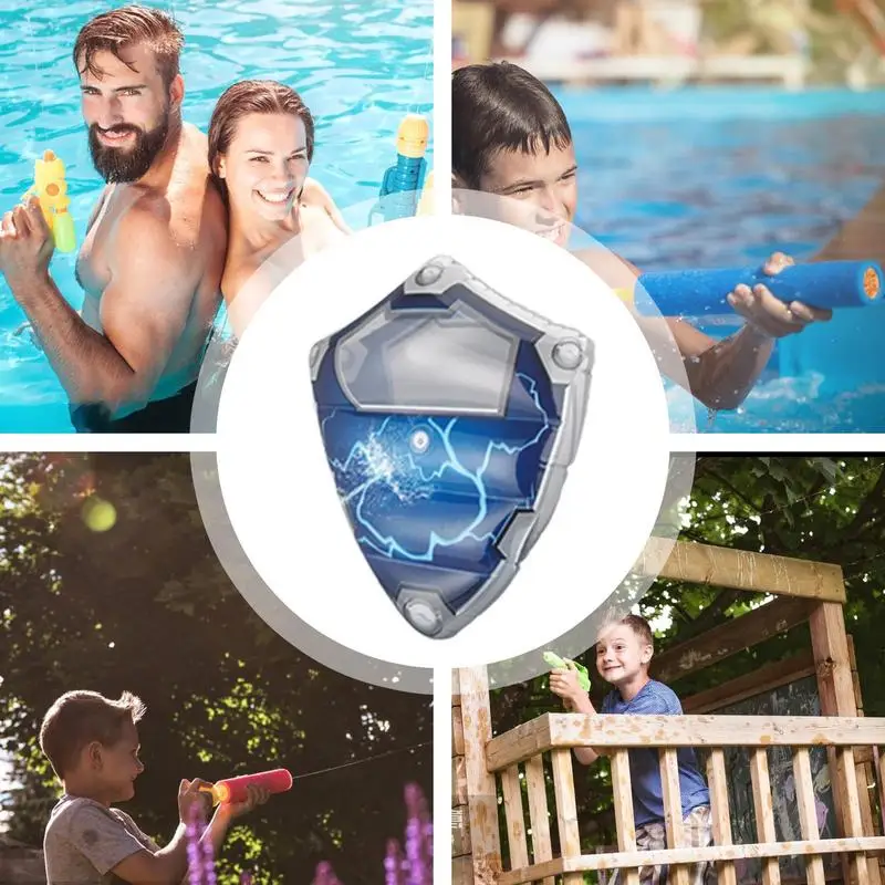 Игрушка для бассейна форма щита электрический сквирт водные игрушки игры боевые
