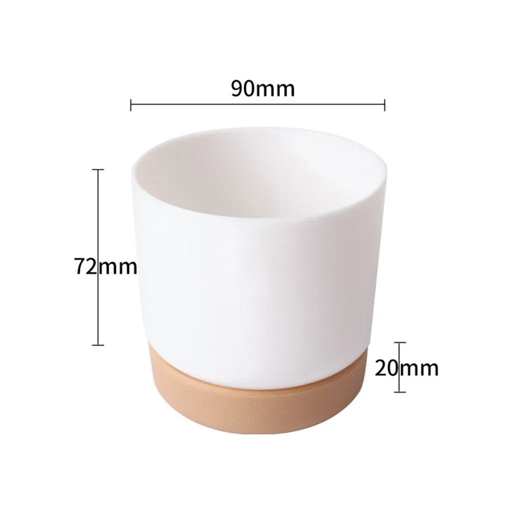 

90*72mm Bottom Accessories Automatic Flower Flowerpot Garden Plant Pots