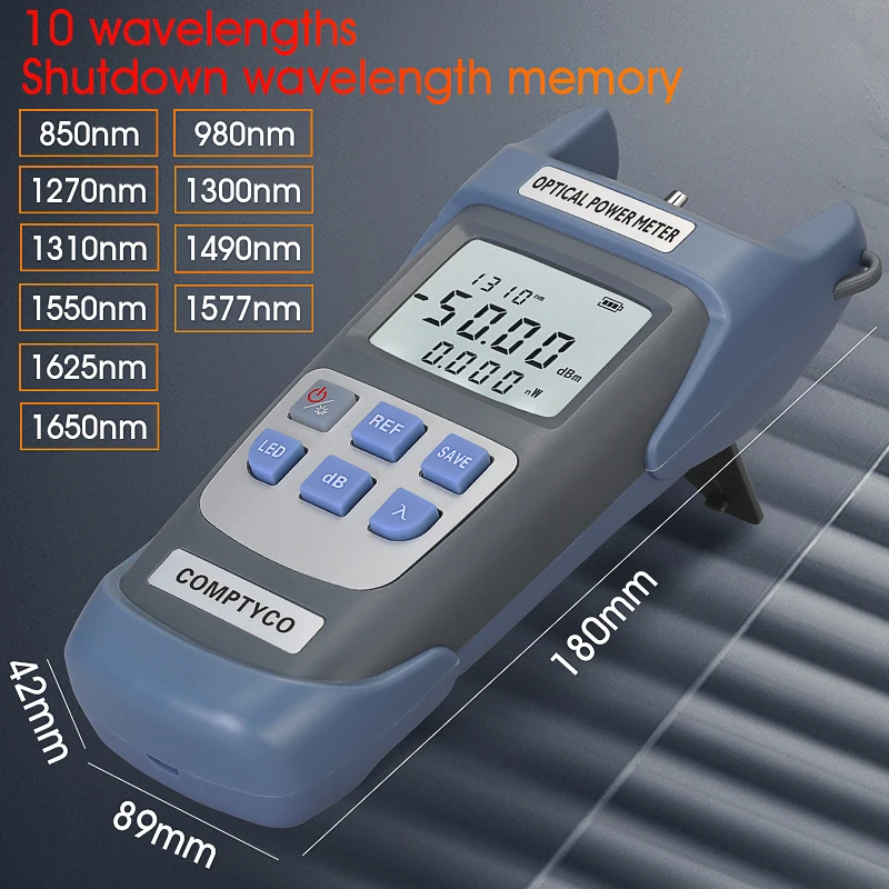 FTTH Fiber Optical Power Meter AUA-G510A/G710A Fiber Optical Cable Tester -50dBm~+26dBm/-70dBm~+10dBm SC/FC Connector