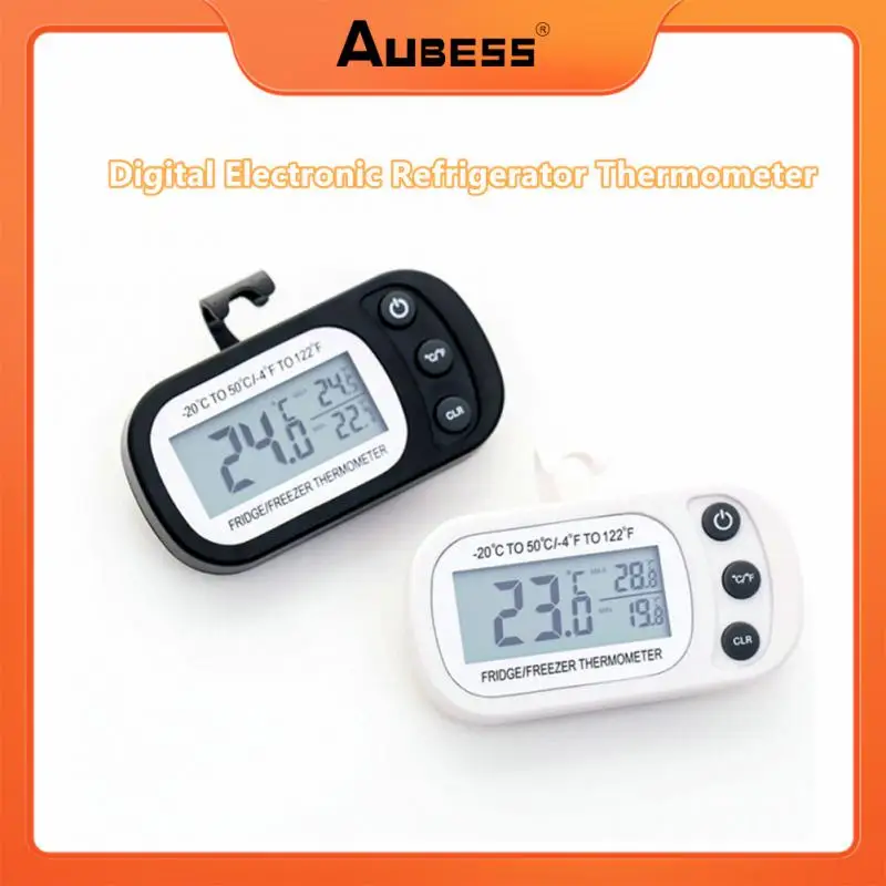 

Aubess Mini Digital Electronic Refrigerator Thermometer With LCD Screen Anti-humidity Thermometer For Fridge Freezer Temperature