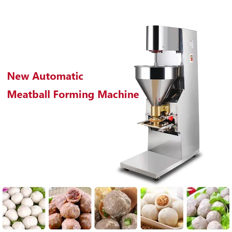 

Автоматическая машина для изготовления фрикаделек, вертикальное коммерческое кухонное оборудование для обработки мяса, может изготовить все виды шаров