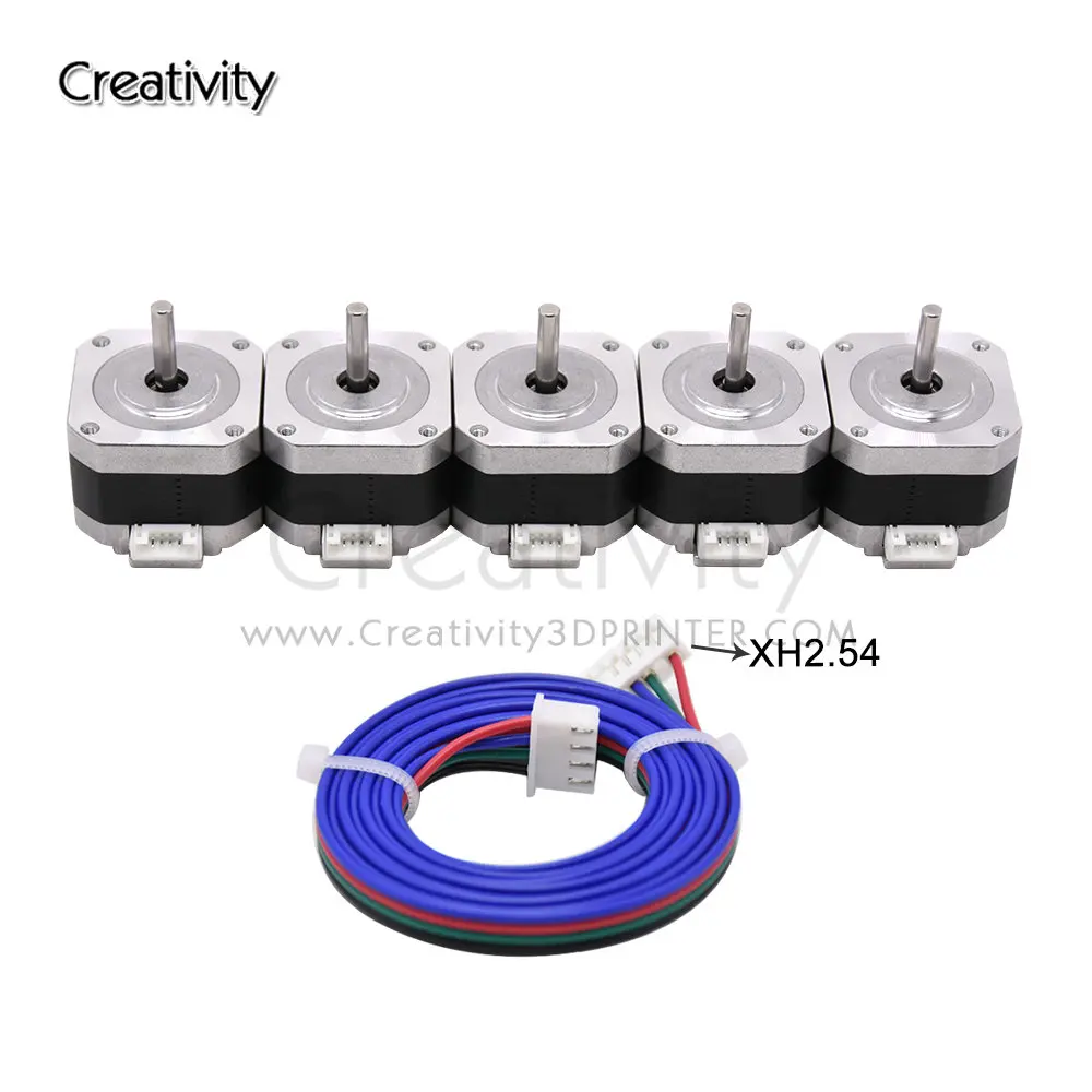 Детали для 3D-принтера Creative 17HS8401 шаговый электродвигатель Nema17 с XH2.54 проводами 42