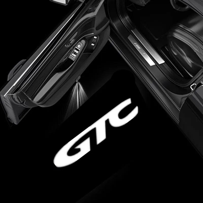 

2X GTC Projector Lamp Car Door Courtesy Lights Accessory For Opel Vauxhall Astra j Insignia g Corsa Zafira b Mokka Vivaro Meriva