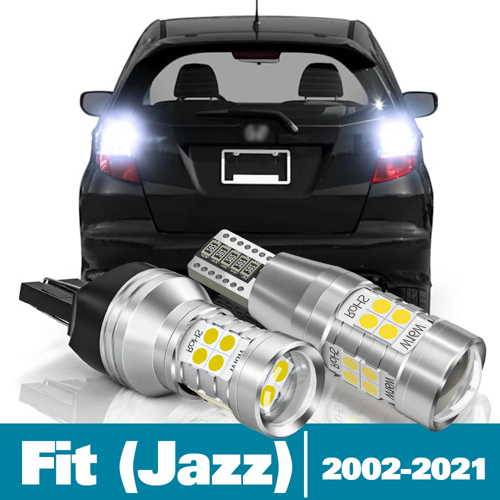 2 шт., светодиодные фонари заднего хода для Honda Fit Jazz 2 3 4 5 ...