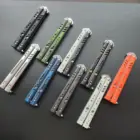 Горячая Распродажа! BALIPLUS BRS Replicant Butterfly тренировочный нож D2 лезвие из углеродного волокнаалюминияG10 CNC Охотничий Нож EDC Flipper