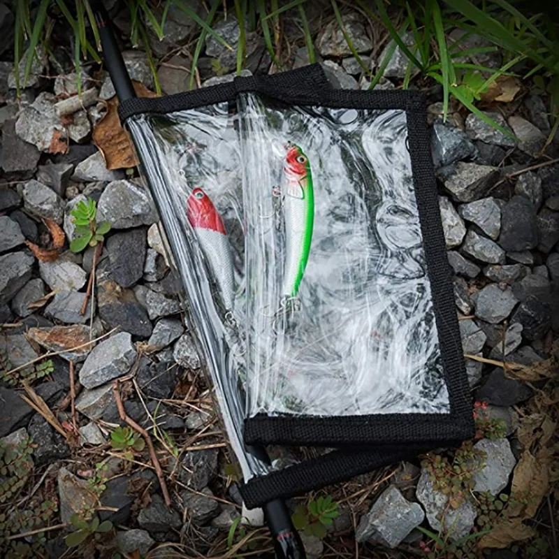 

10Pcs Fishing Lure Wraps Durable Clear PVC Lure Covers Keeps Fishing Safe Bait Fishing Tackle Storage Bag