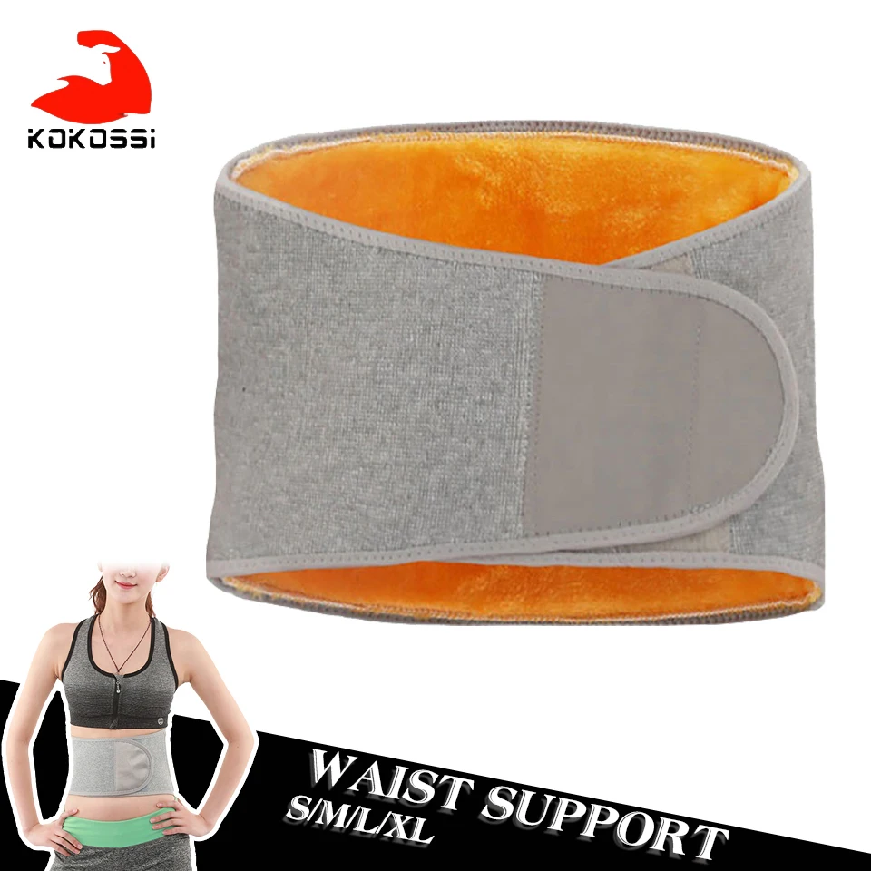 

KoKossi зимний Регулируемый утепленный флисовый поясной ремень унисекс с поддержкой поясницы