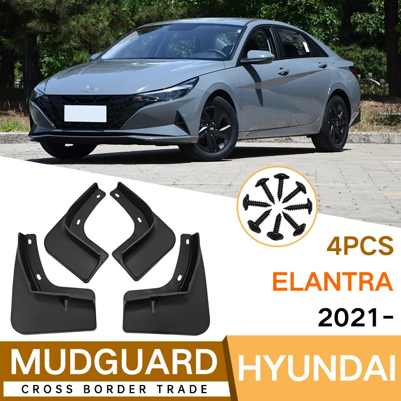 

Автомобильные щитки от грязи для Hyundai Elantra CN7, аксессуары 2020, 2021, 2022, брызговики, автомобильные крани
