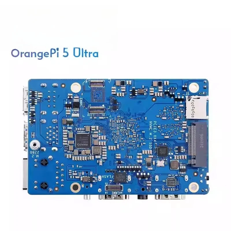 Фото Одноплатный компьютер Orange Pi 5 Ultra 16 ГБ с модулем EMMC 256 ГБ, процессор RK3588, для интеллектуальных вычислительных приложений №3