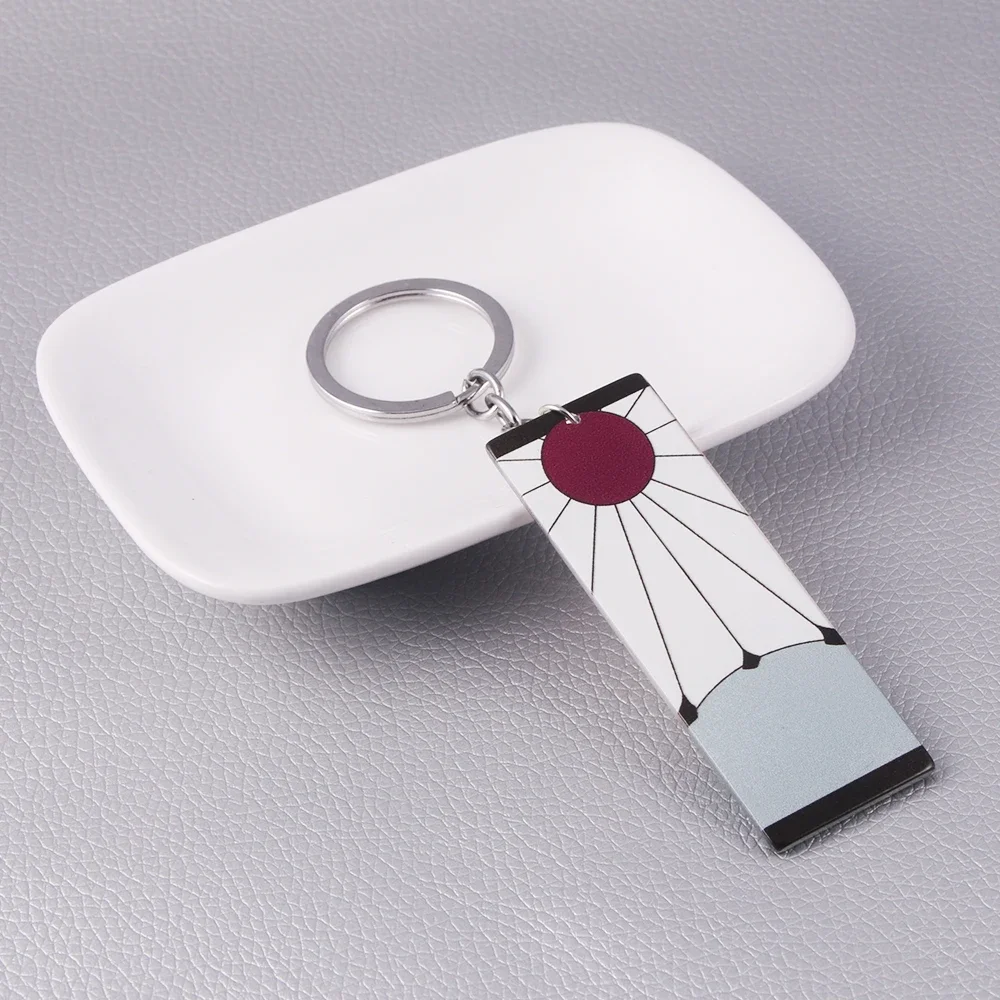 Аниме акриловые брелки Танджиро Demon Slayer Kimetsu No Yaiba реквизит для косплея брелок