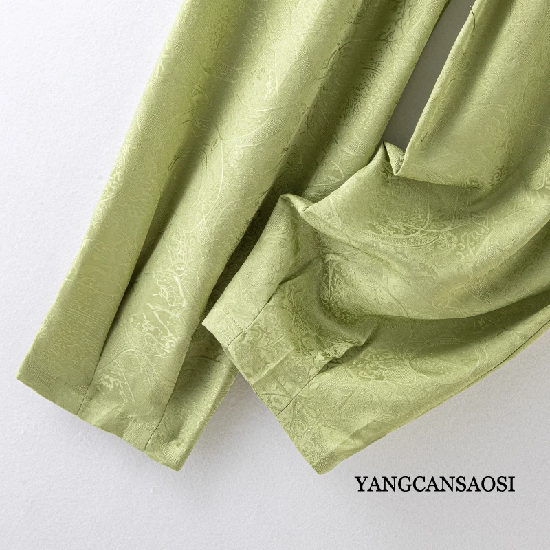 Женские летние свободные универсальные брюки до щиколотки HuaLuo из 2024