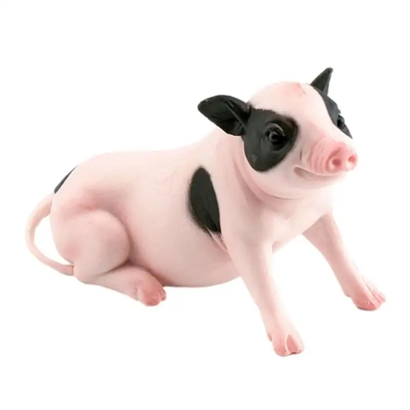 

Pig Farm Animal Figurines Realistic Farm Pig Figure Toy Realistic Collectible Safe Farm Pig Figure Model Ornament For Party Home