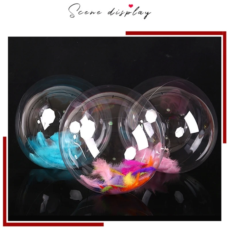 10 шт. прозрачный пузырьковый шар, многоцелевой декоративный орнамент, ремесла, принадлежности для праздника, дня рождения, вечеринки, фоновый Декор