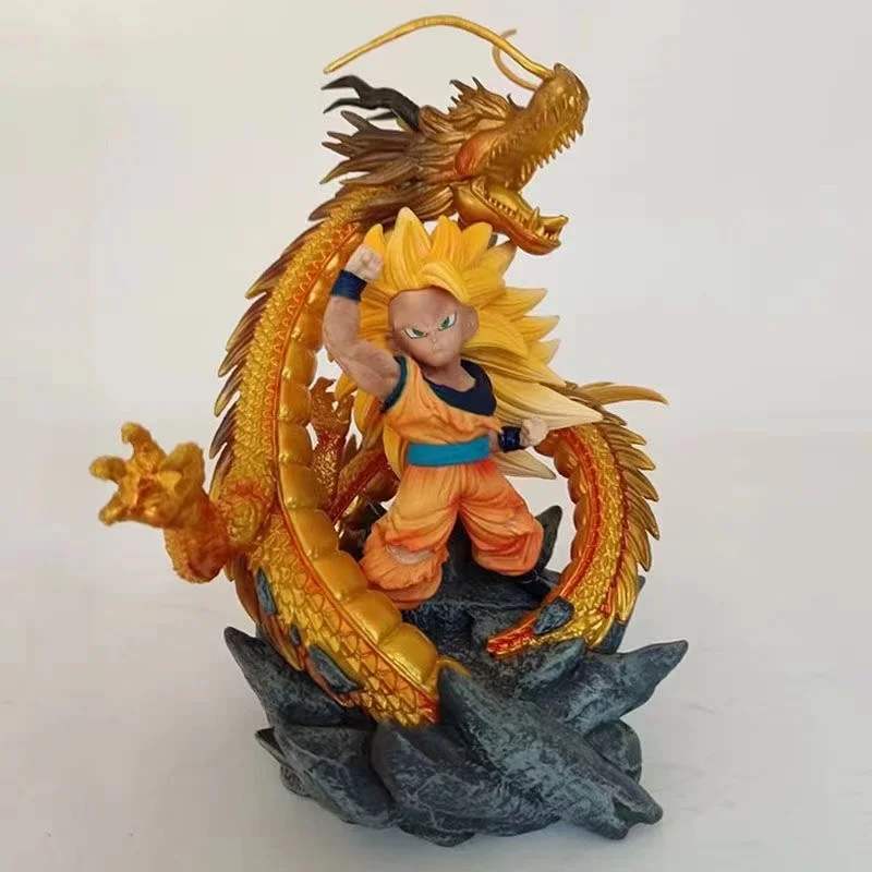 

15cm Dragon Ball Z Son Goku Figure Gk Ssj3 Dbz Super Saiyan 3 Son Goku Action Figure Anime Statue Model Toys Kids Gift