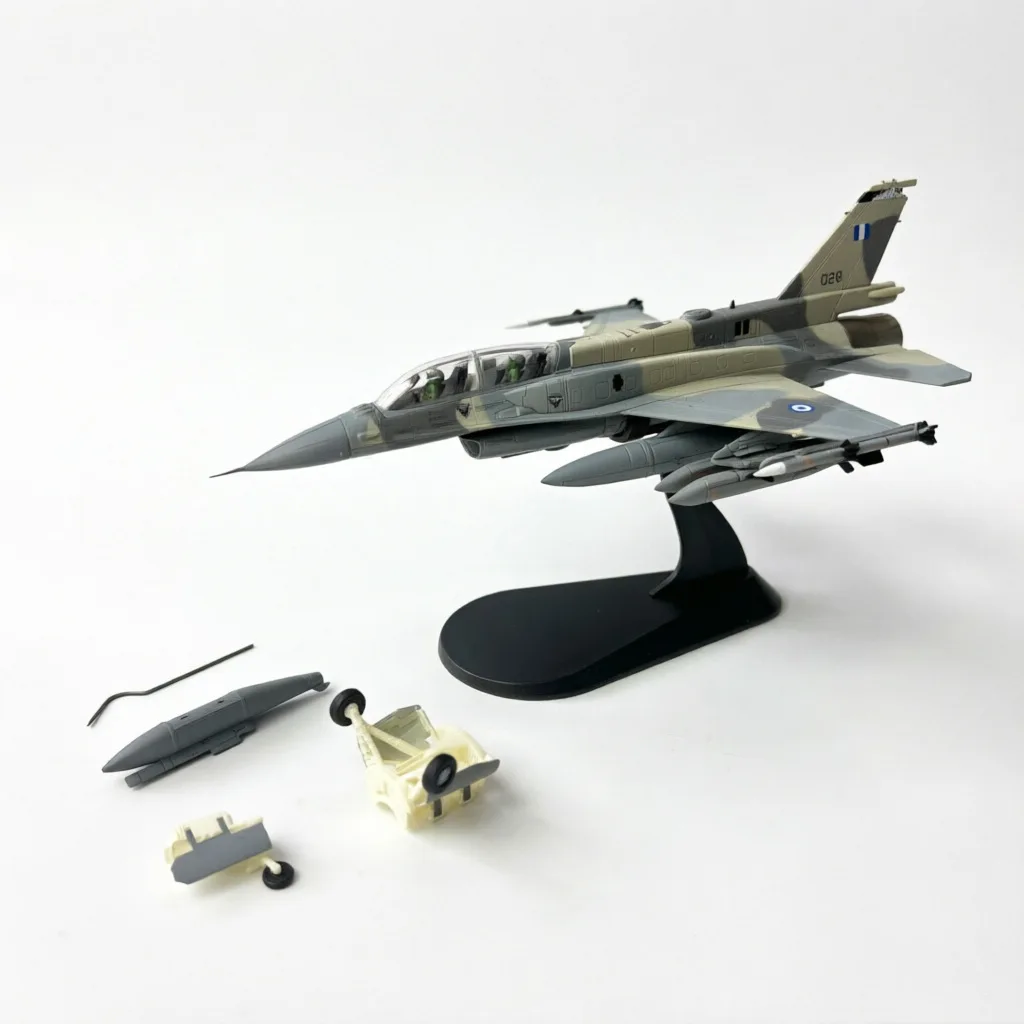 Модель истребителя F-16D США, масштаб 1:72, литая под давлением, из сплава, готовая игрушка, подарок для мальчика, декор для рабочего стола (art.: 3920da74a49ef) - 3920da74a49ef