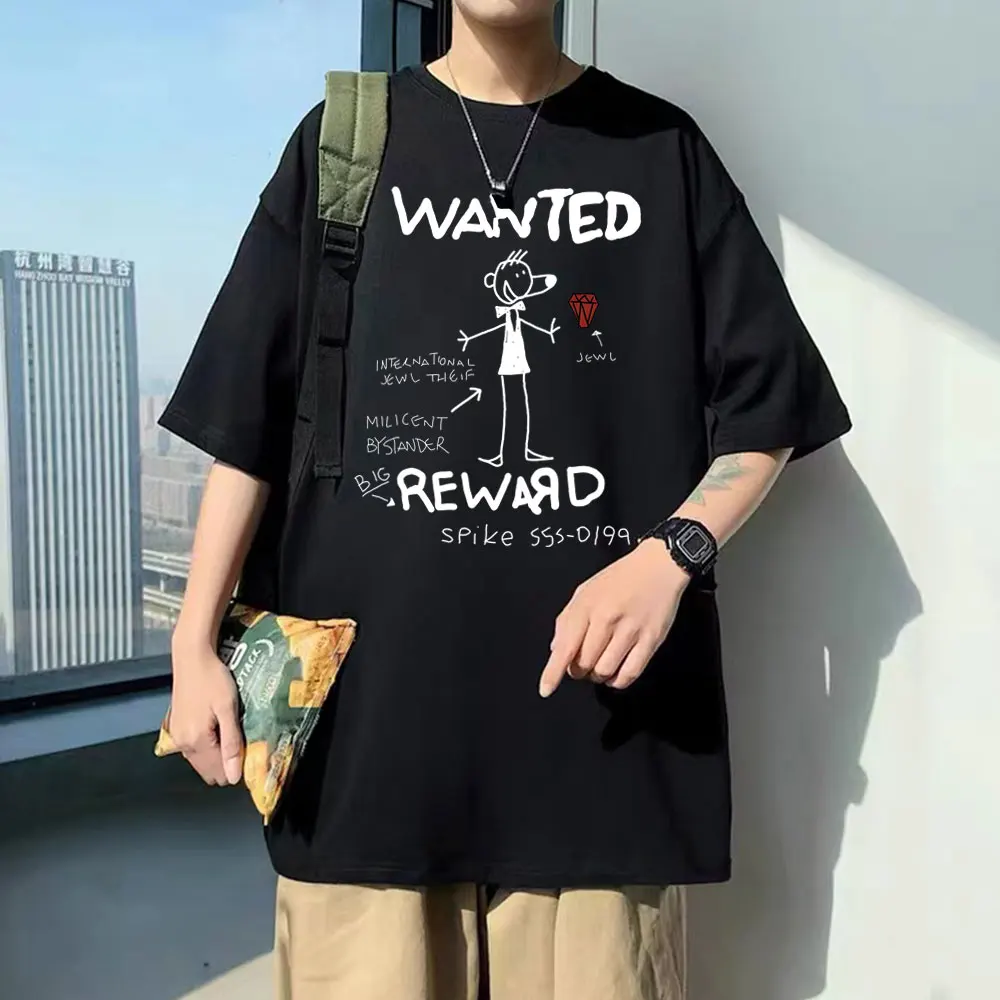 

Funny Milicent Bystander Wanted Poster Graphic Tshirt Unisex Oversized Soft Cotton T-shirt Men Women Anime Cartoon Style T Shirt