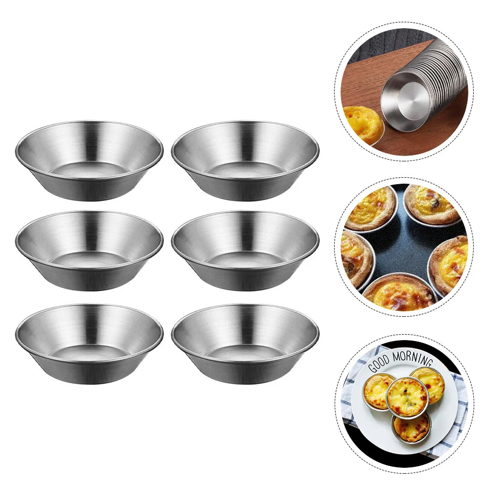 

Tart Egg Mini Baking Pan Molds Mold Cupcake Cups Cake Mould Tins Muffin Tray Pans Pie Tin Stainless Steel Aluminium Cup Cookie