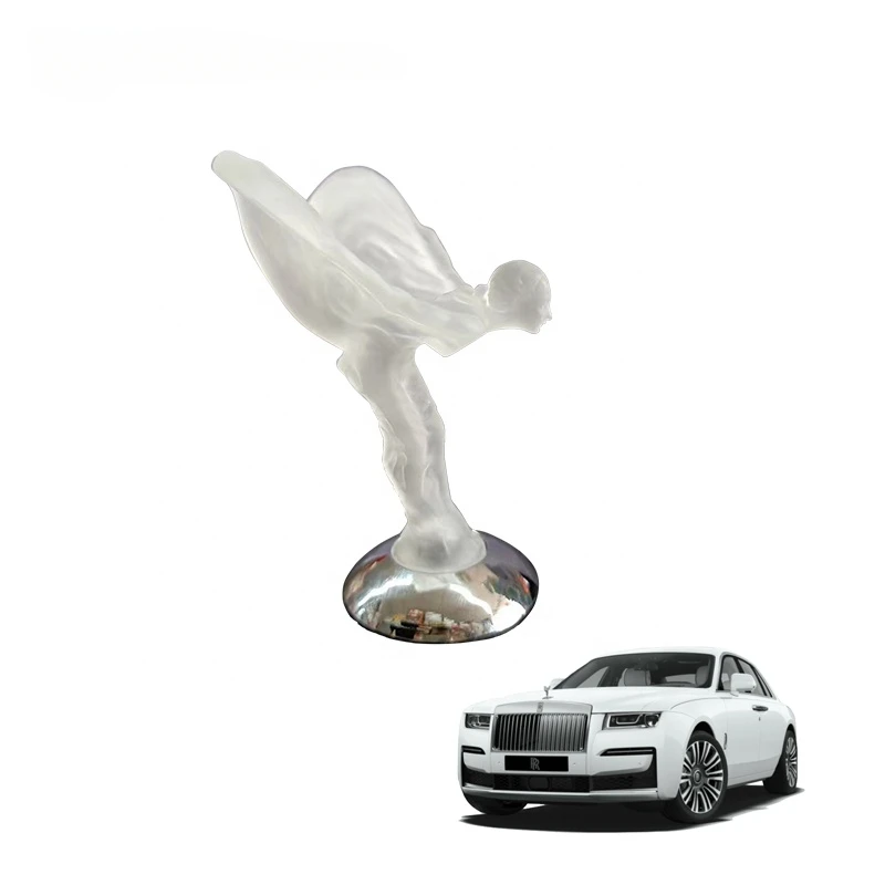 Богиня ангел хрустальные эмблемы для рулонов Royce Ghost/Phantom/Cullinan/Wraith Hood Badge LOGO Auto Parts
