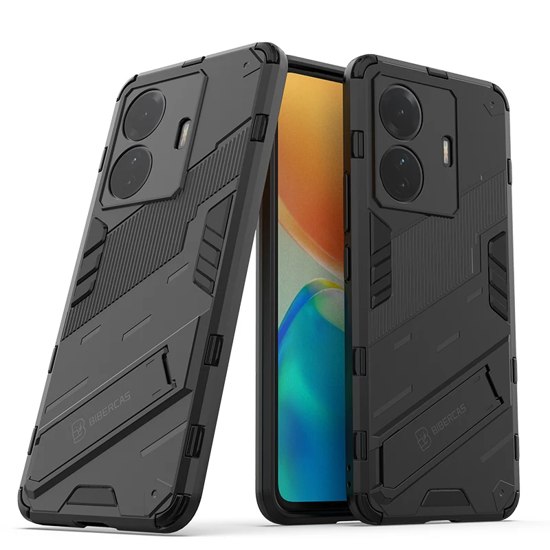 Бронированный противоударный чехол для телефона Vivo S15E V2190A с держателем робота, чехол для Vivo T1 Pro 5G T1Pro V2151, чехол для Vivo S15E T1 Pro, оболочка