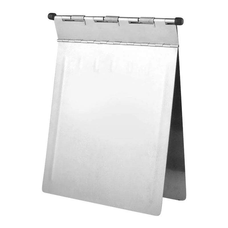 

Metal Clipboard A4 Stainless Steel Patient Record Folders Clip Board Folder For Office School Teach Nurse