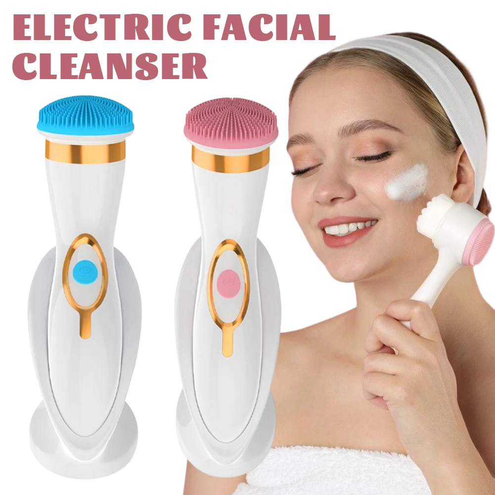 

Facial cleanser Electric Facial Cleanser Brush Skin Massage Deep Pore Scrubber Face Body Exfoliating Skin Care Gesichtsreiniger