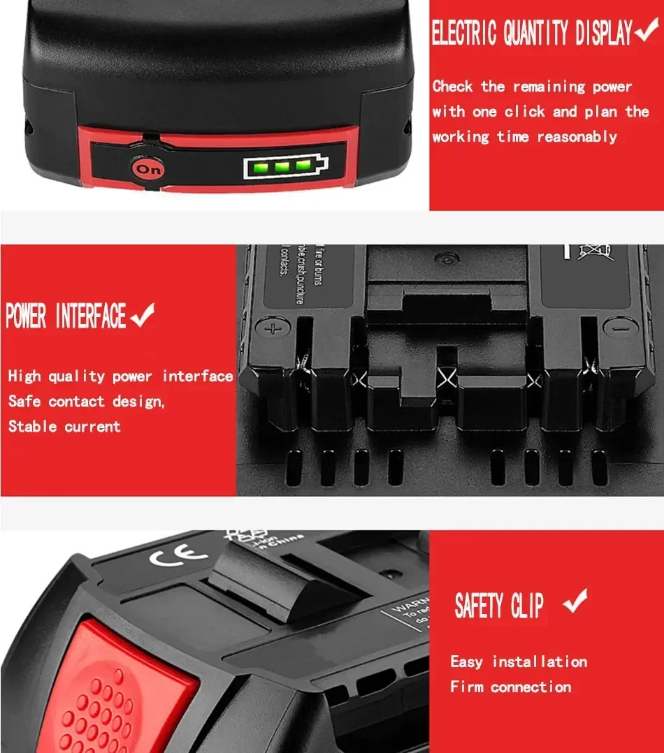 Аккумуляторная батарея для Bosch 18v Professional GSR180/GKS185/GWS180/GSB185/BAT609