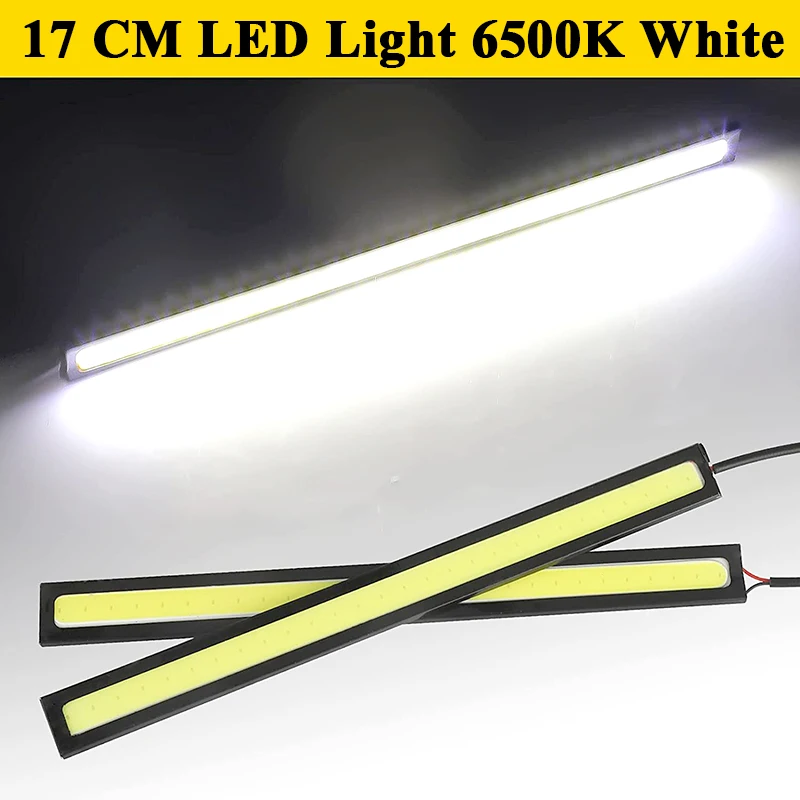 Универсальные дневные ходовые огни 17 см COB светодиодная лампа 800 лм яркий белый