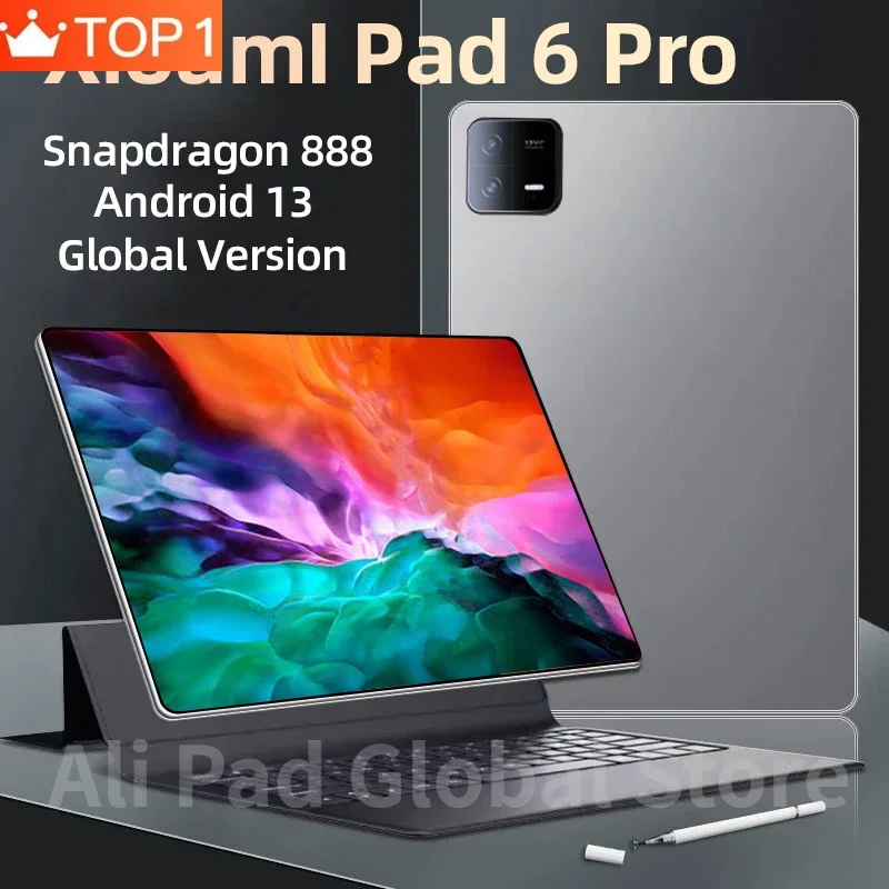 

Christmas Gift Original Global Tablet Android 13 Pad 6 Pro 16GB 512GB Snapdragon 888 Octa Core Tablets PC 5G 11 inch WIFI HD 4K