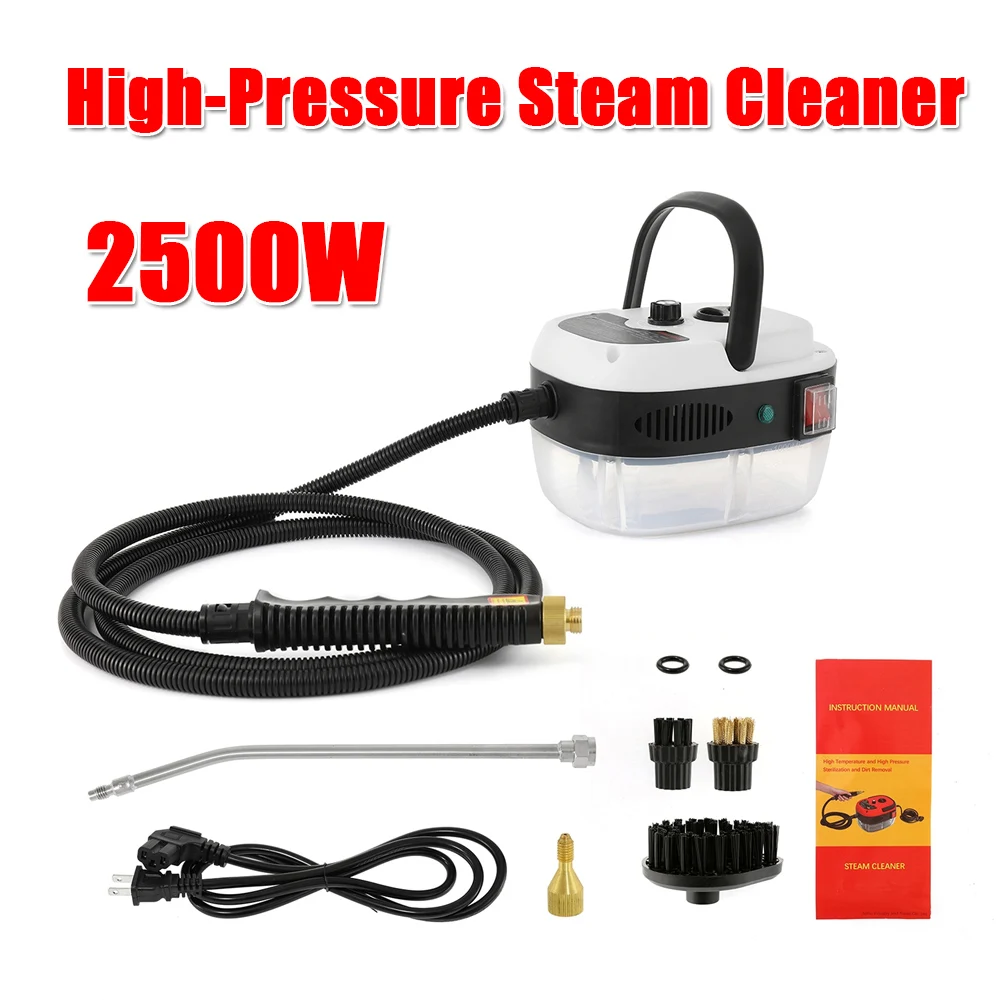 2500W Multifunctional Handheld Steam Cleaner High Temperature Pressurized Steam Washing Machine for Kitchren Oil Fouling