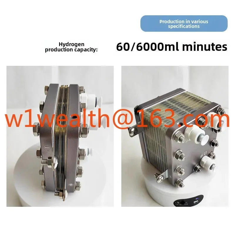Электролизер PEM 20А электролиз чистого воды производство водорода машина для