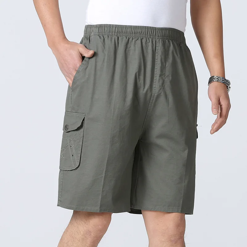 

Шорты мужские для отдыха и спорта, свободные модные хлопковые повседневные пляжные штаны-карго для пар, в европейском и американском стиле, ...