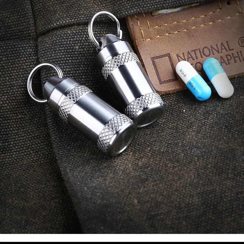 Фото Водонепроницаемый контейнер для хранения таблеток Titan Outdoor Travel Survival EDC Tool №4