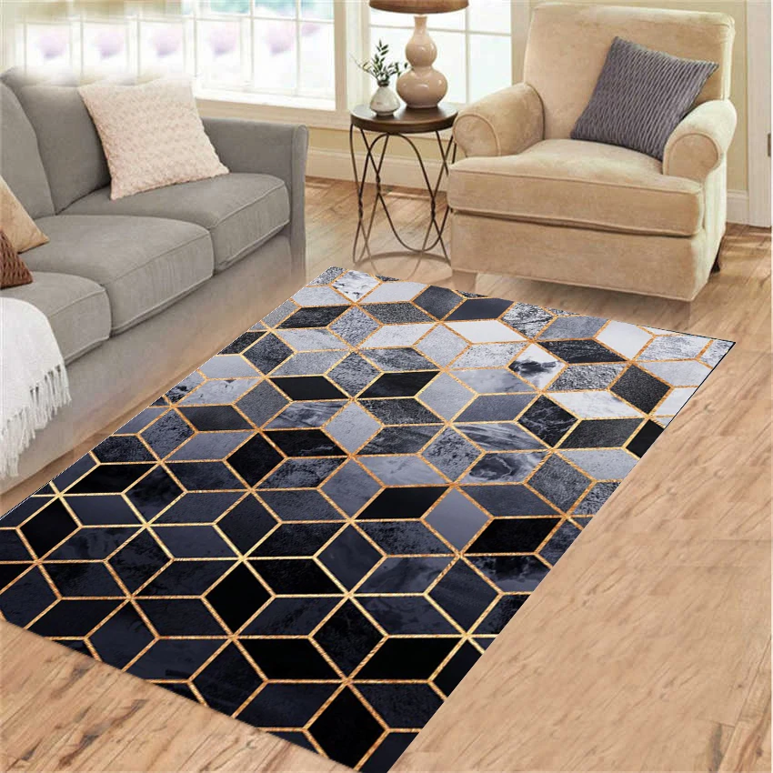 

Прекрасный ковер, современный прямоугольный ковер геометрической формы для дома, гостиной, прикроватный ковер, кухонный напольный коврик, ...