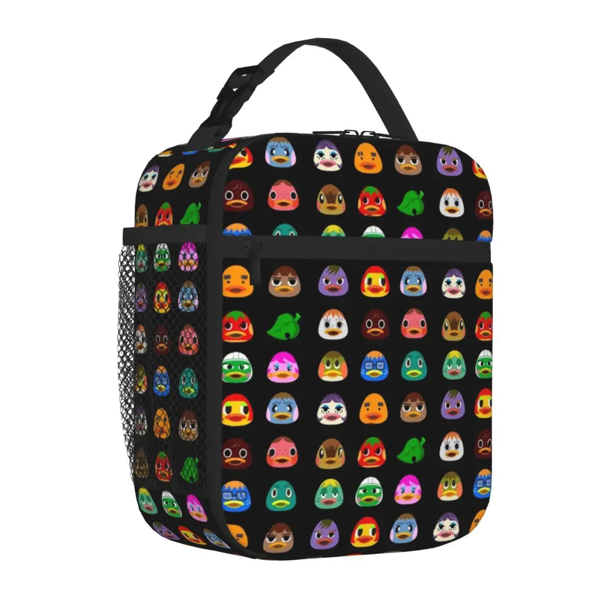 

Animal Crossing Duck Icons Insulated Lunch Bags Thermal Bag Lunch Boxes Cooler Lunch Box Picnic Food Tote Bags for Woman Kids