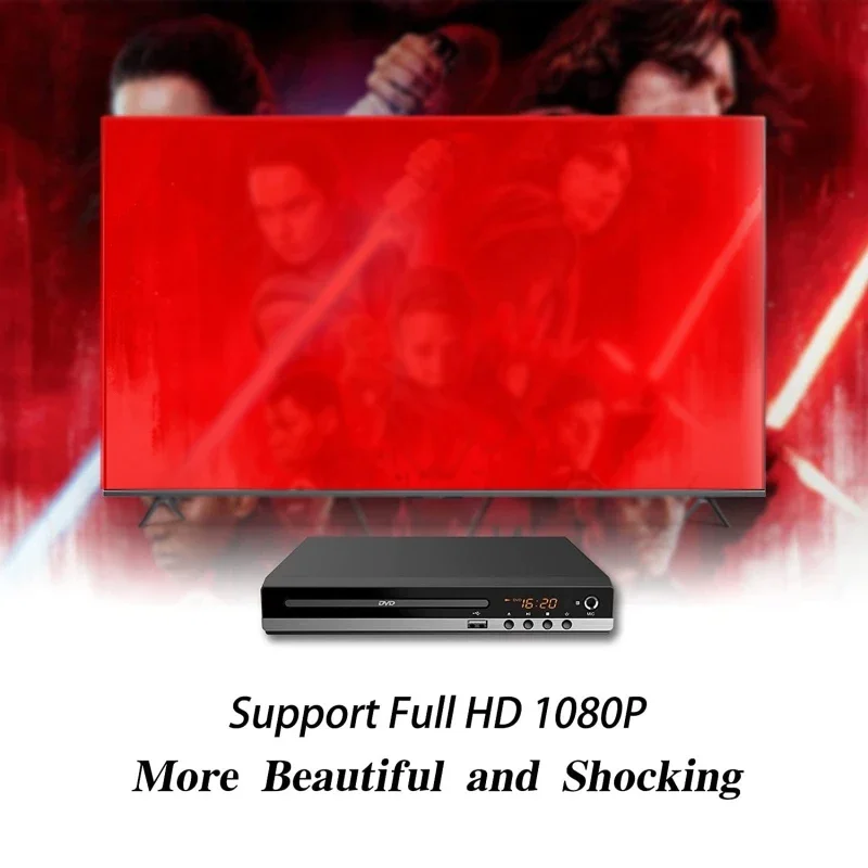 Домашний DVD-плеер с высокой четкостью 1080P