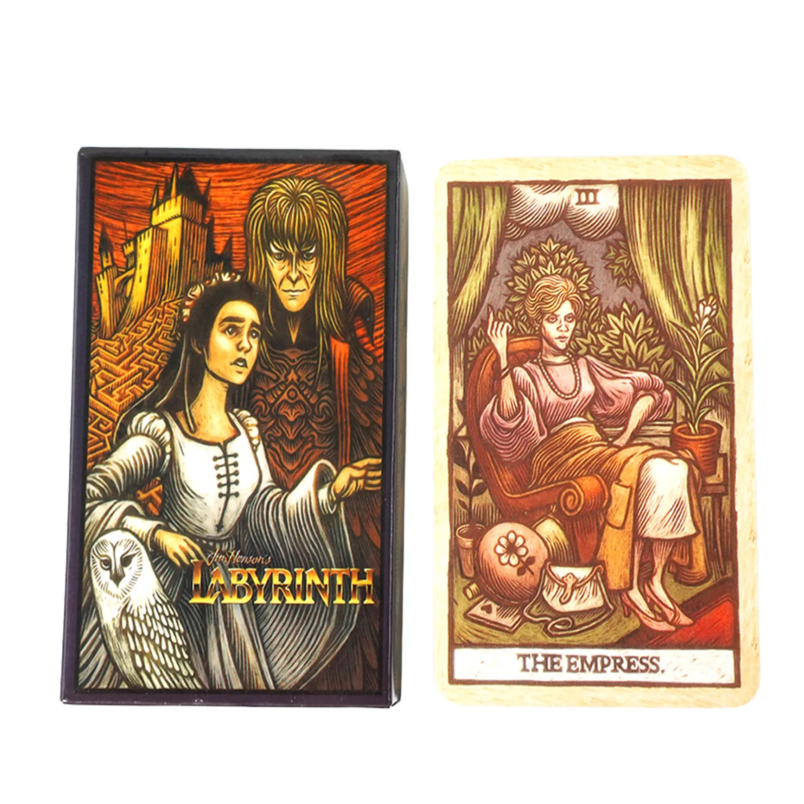 

Лабиринтная колода Таро и руководство ведьмы Злодеи колода Таро предсказания игра гадания инструменты карточки настольные игры