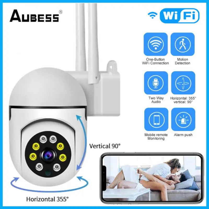 

Беспроводная IP-камера Aubess, 2 МП, Wi-Fi, ночное видение