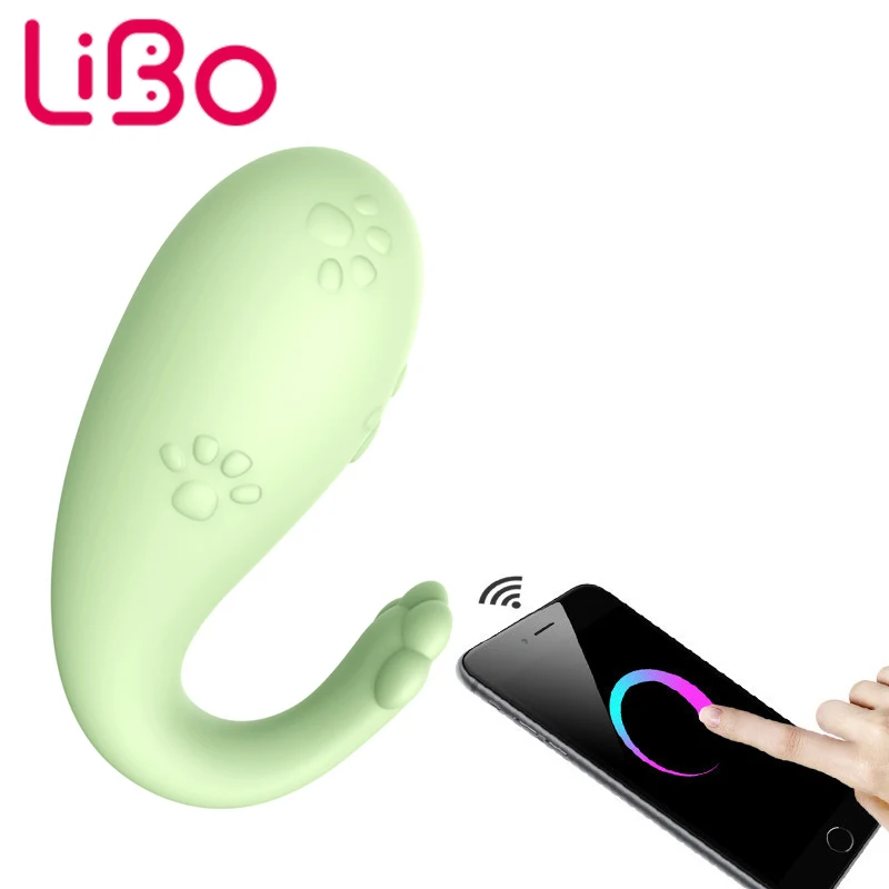 Вибратор-яйцо Libo с дистанционным управлением беспроводное Bluetooth для точки G |