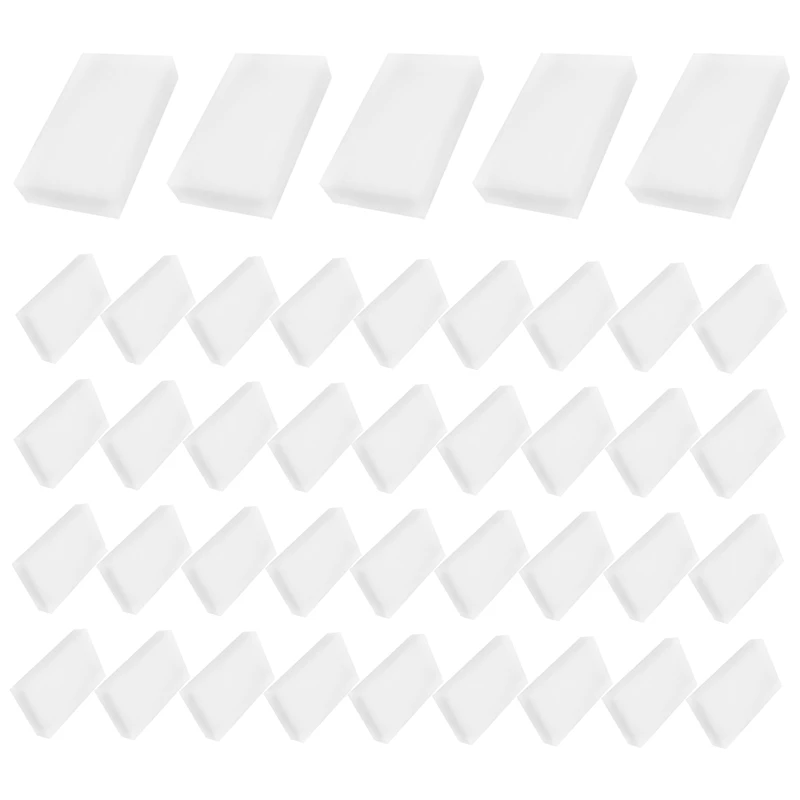 

Волшебные чистящие губки, домашняя губка, ластик, Очиститель пены для мытья кухни, мебели, автомобиля, кожи (50 шт.)